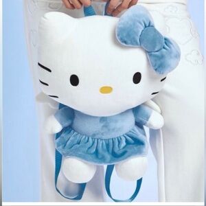 Hello Kitty Blue Angel Plush Backpack